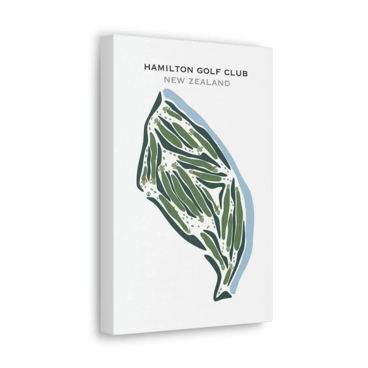 Hamilton Golf Club, New Zealand - Printed Golf Courses