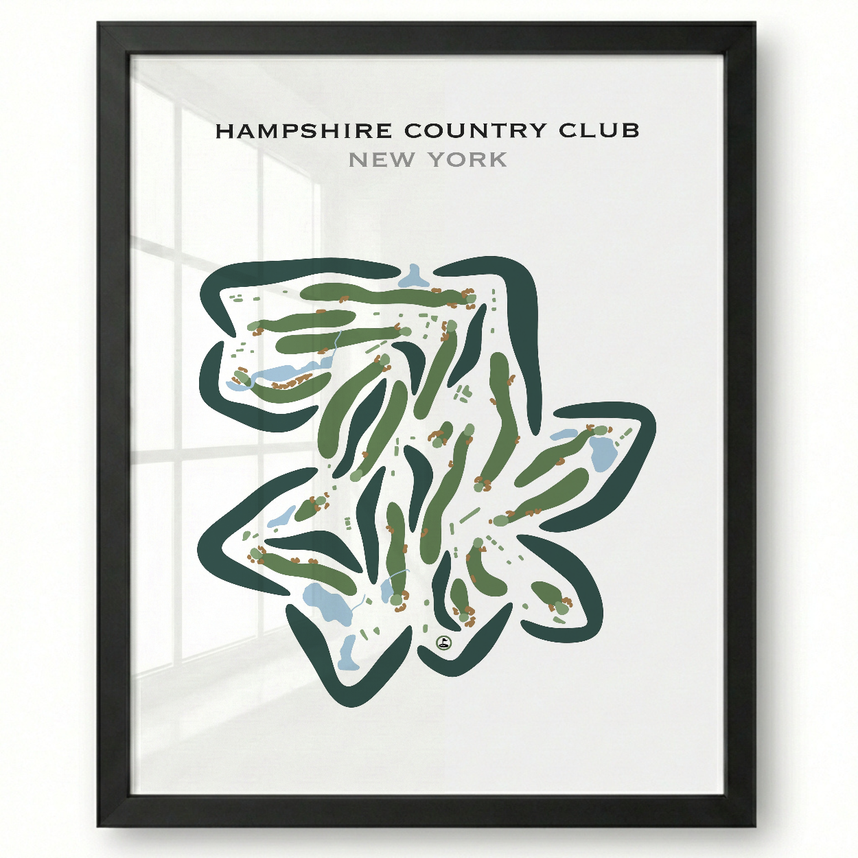 Hampshire Country Club, New York  - Printed Golf Courses