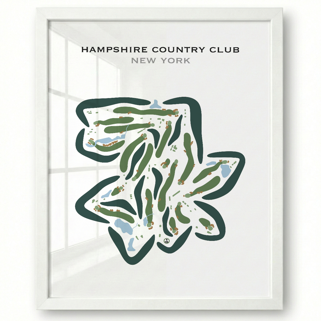 Hampshire Country Club, New York  - Printed Golf Courses