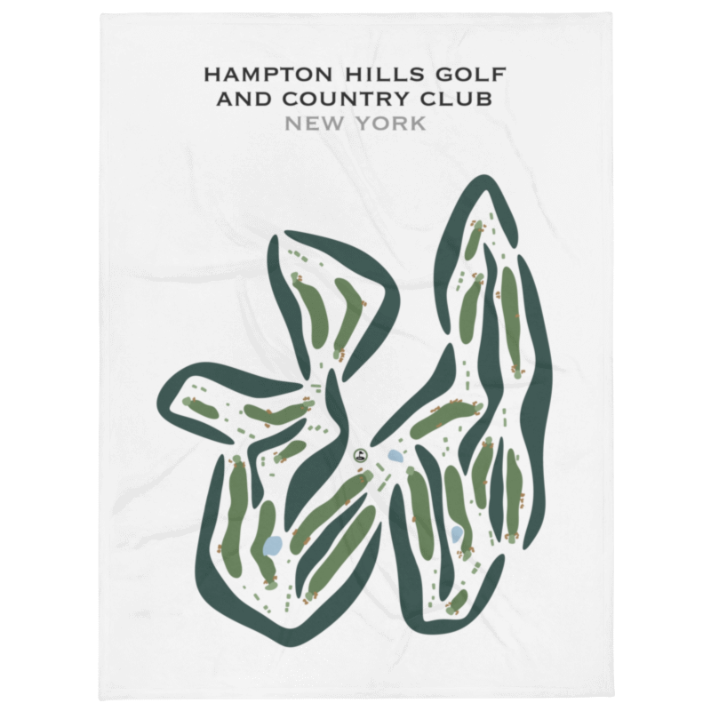 Hampton Hills Golf & Country Club, New York - Printed Golf Courses