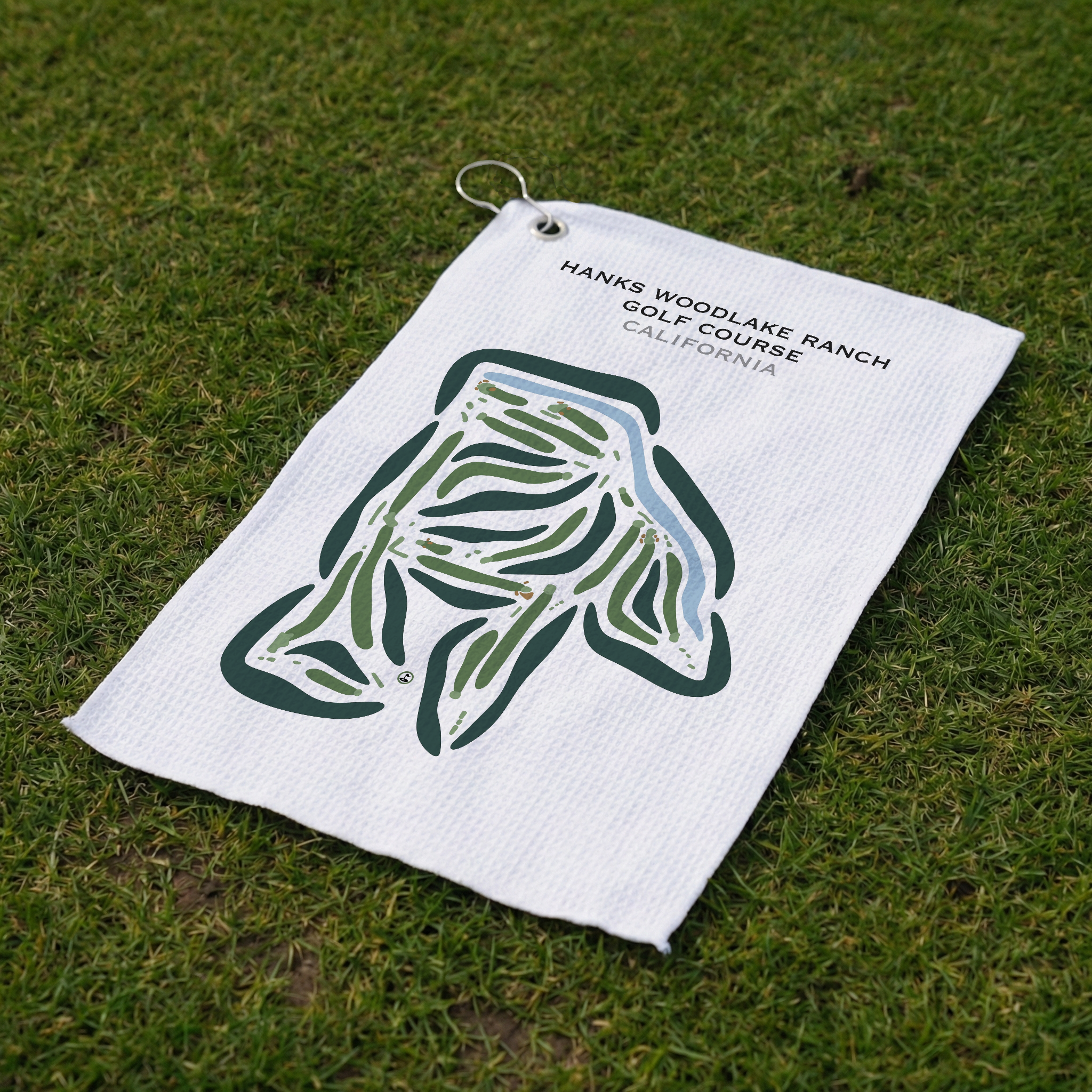 Hanks Woodlake Ranch Golf Course, California - Printed Golf Courses