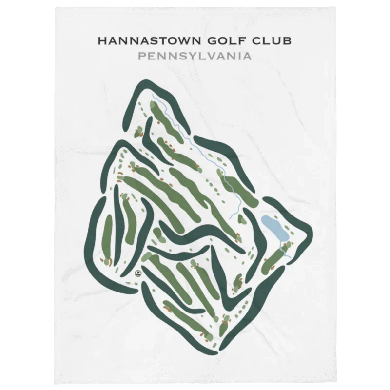 Hannastown Golf Club, Pennsylvania - Printed Golf Course