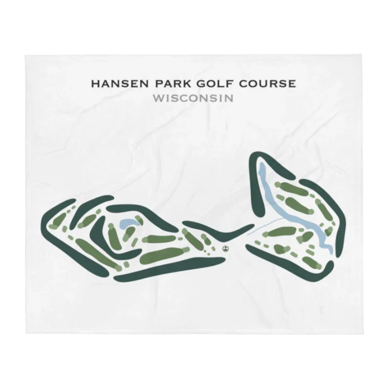 Hansen Park Golf Course, Wisconsin - Printed Golf Courses