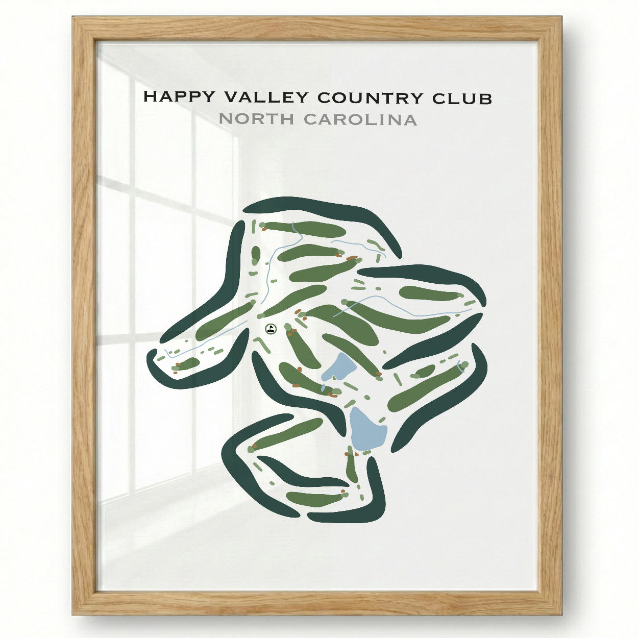 Happy Valley Country Club, North Carolina - Printed Golf Courses