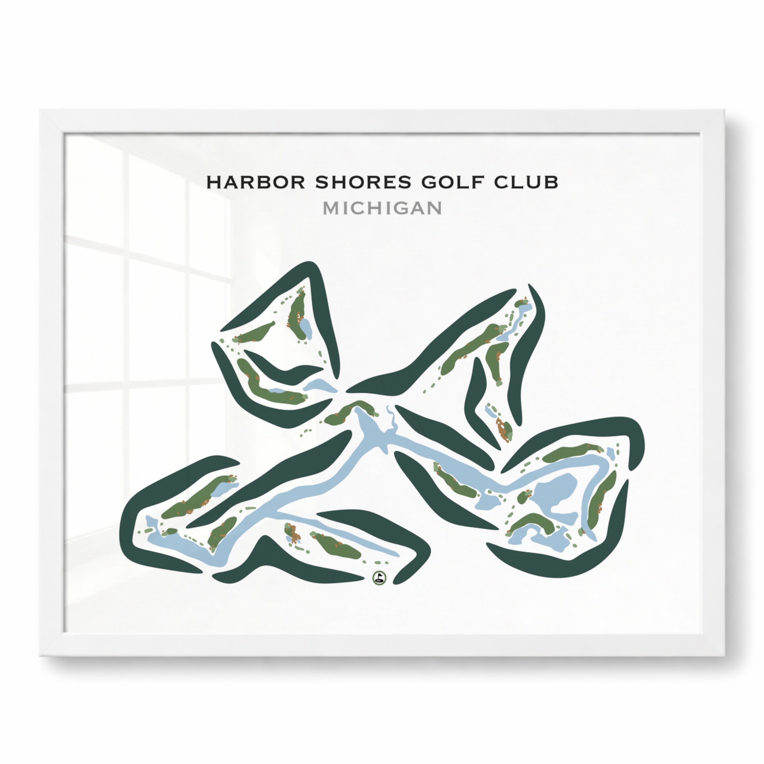 Harbor Shores Golf Club, Michigan - Printed Golf Courses