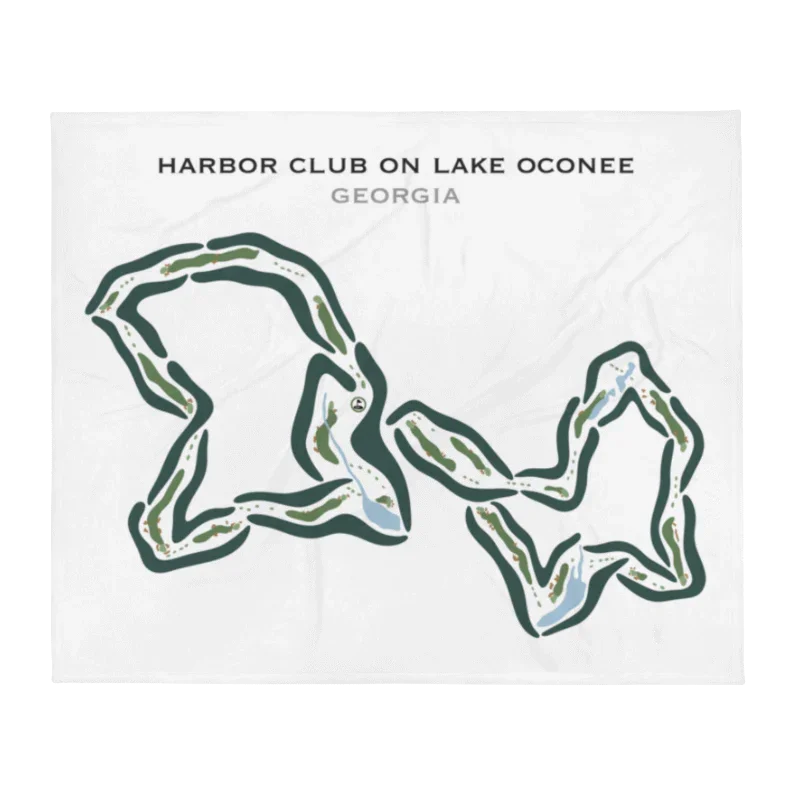 Harbor Club on Lake Oconee Golf Course, Georgia - Printed Golf Courses