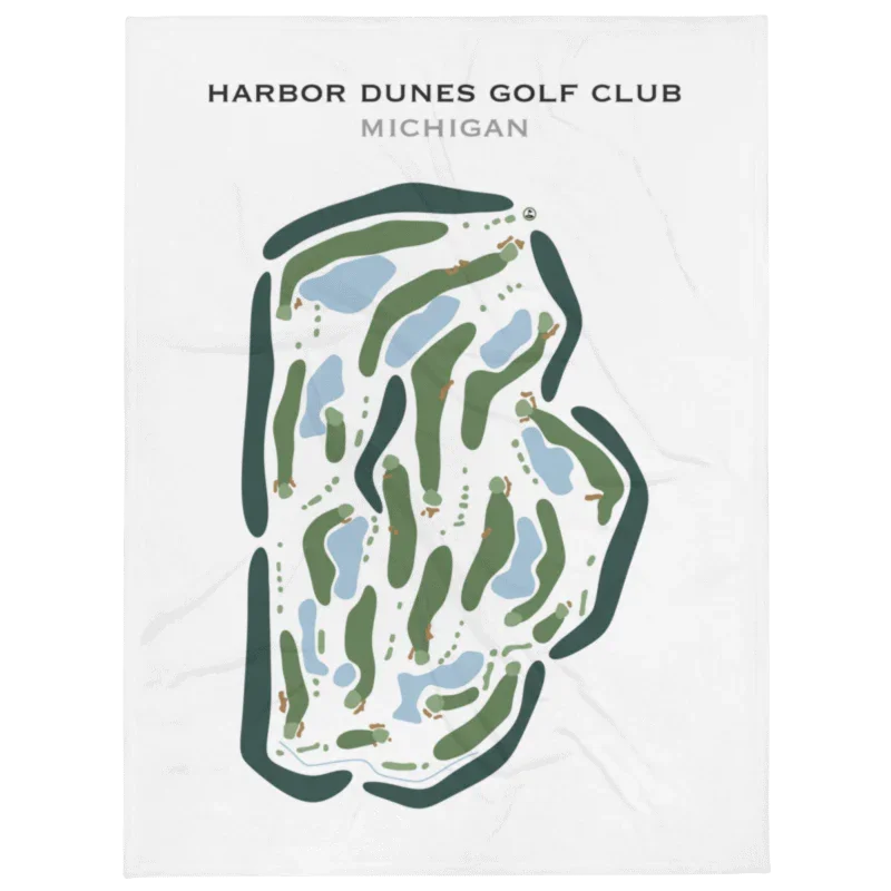 Harbor Dunes Golf Club, Michigan - Printed Golf Courses