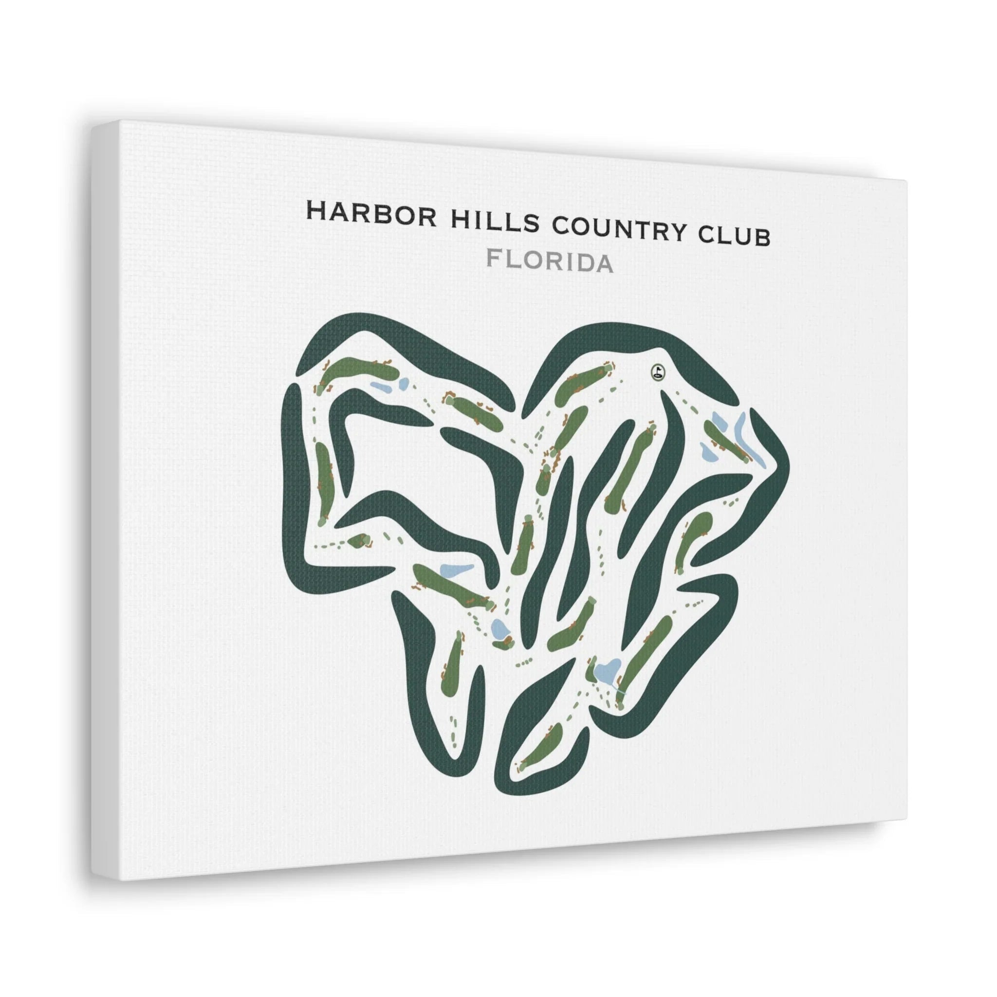 Harbor Hills Country Club, Florida - Printed Golf Courses