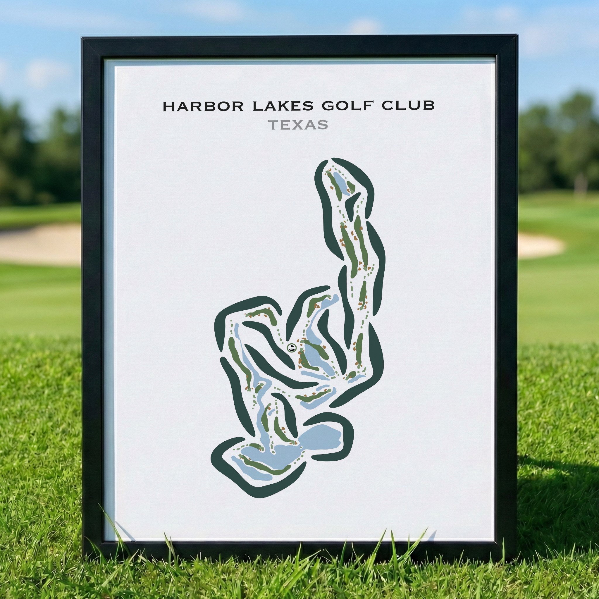 Harbor Lakes Golf Club, Texas - Printed Golf Courses