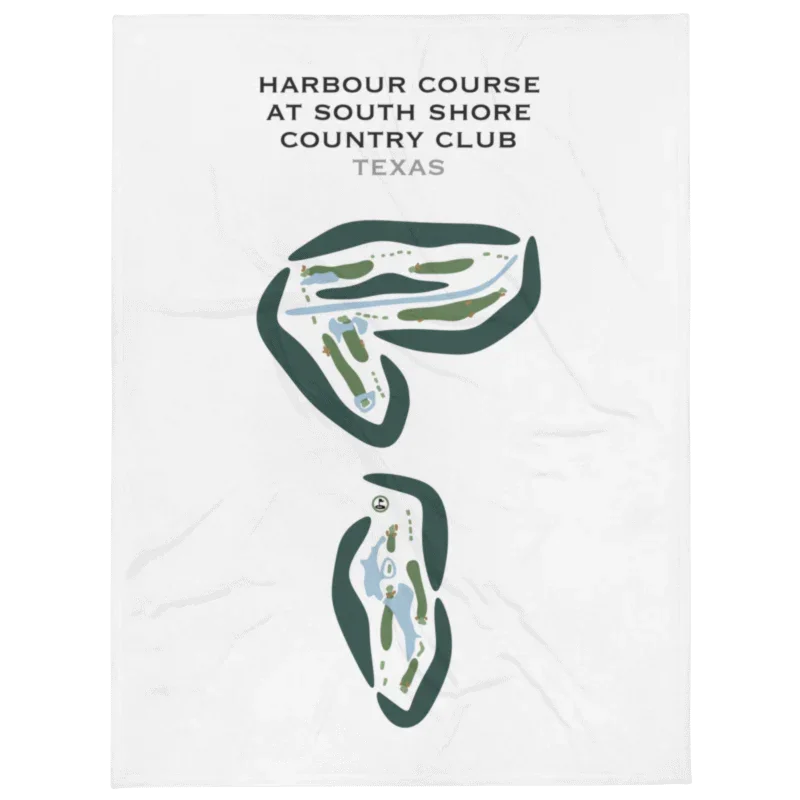 Harbour Course at South Shore Harbour Country Club, Texas - Printed Golf Courses