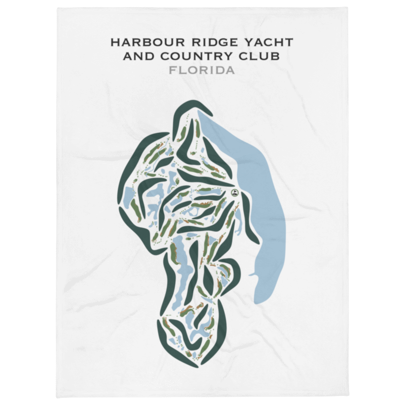 Harbour Ridge Yacht & Country Club, Florida - Printed Golf Courses