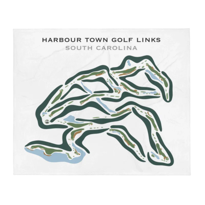 Harbour Town Golf Links, Hilton Head, South Carolina - Printed Golf Courses