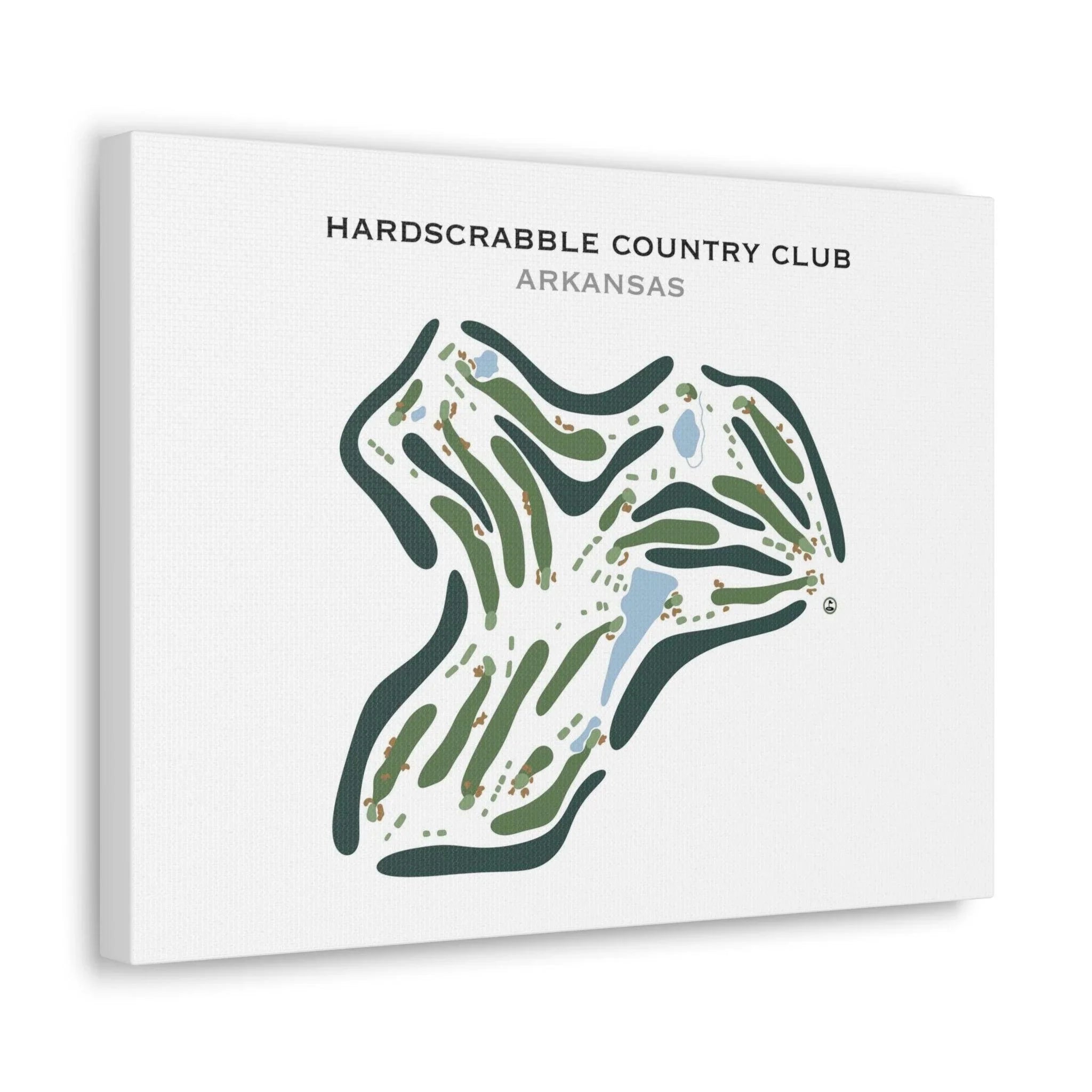 Hardscrabble Country Club, Arkansas - Printed Golf Courses