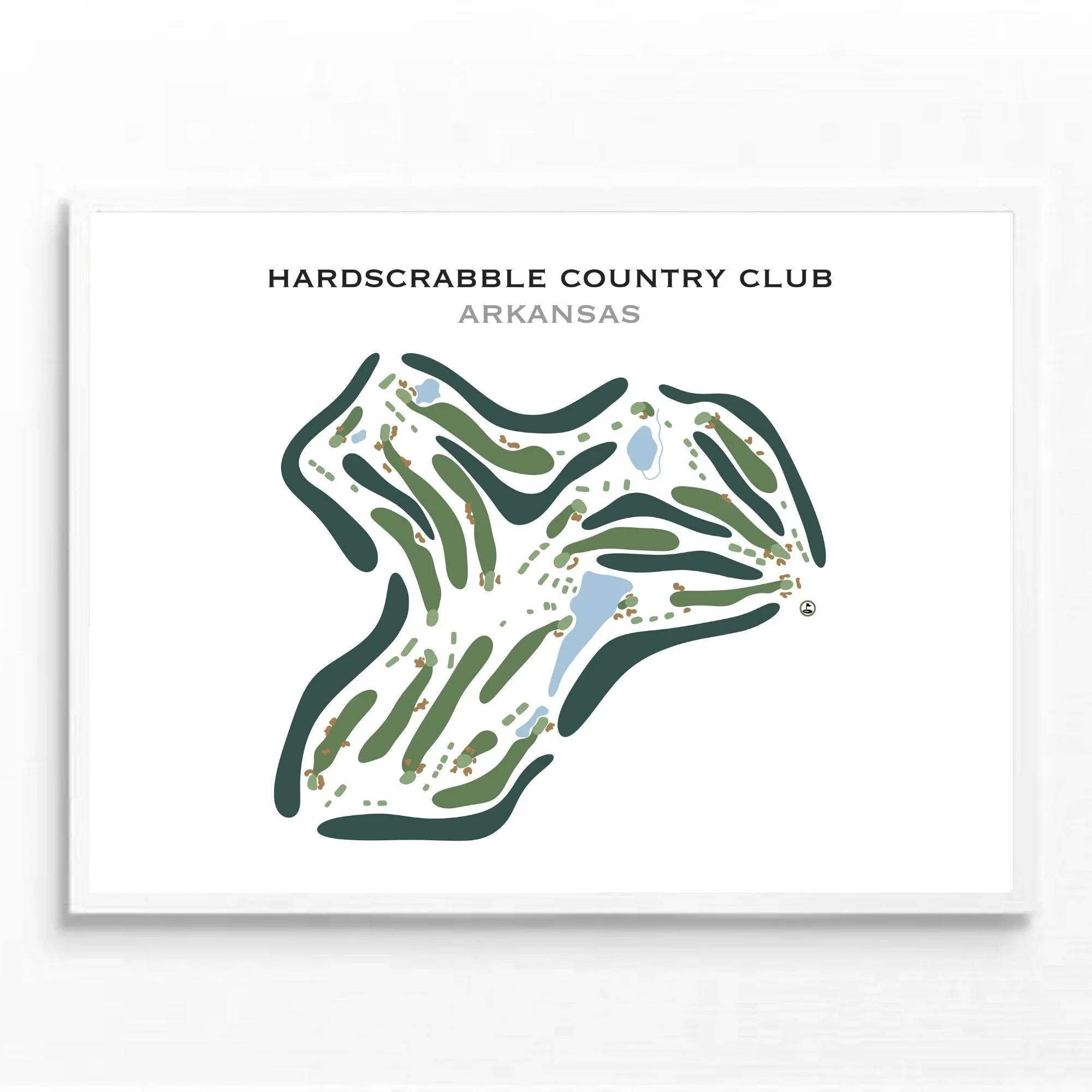 Hardscrabble Country Club, Arkansas - Printed Golf Courses