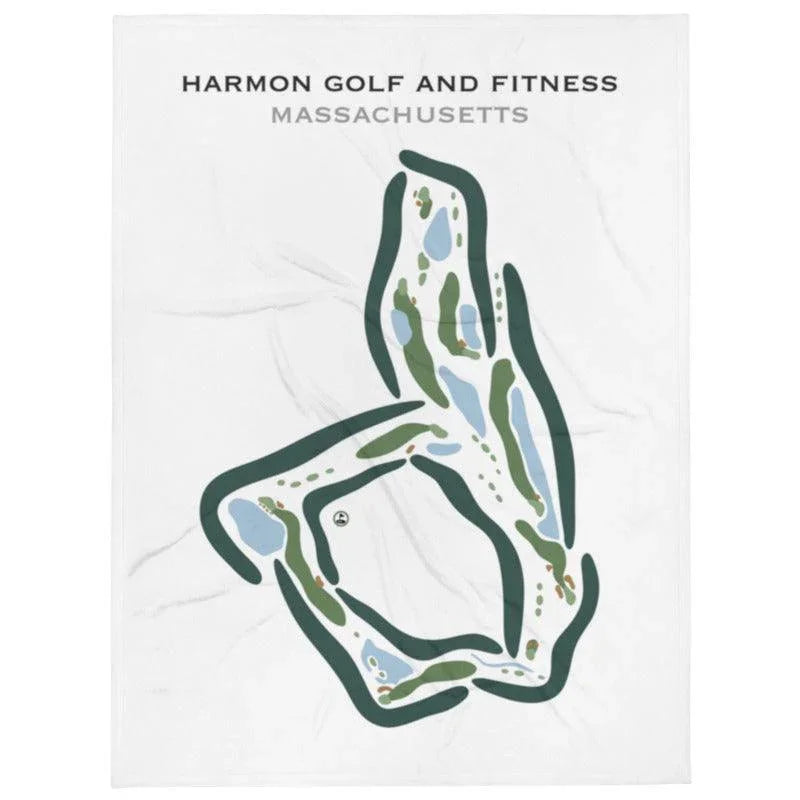 Harmon Golf and Fitness, Massachusetts - Printed Golf Courses