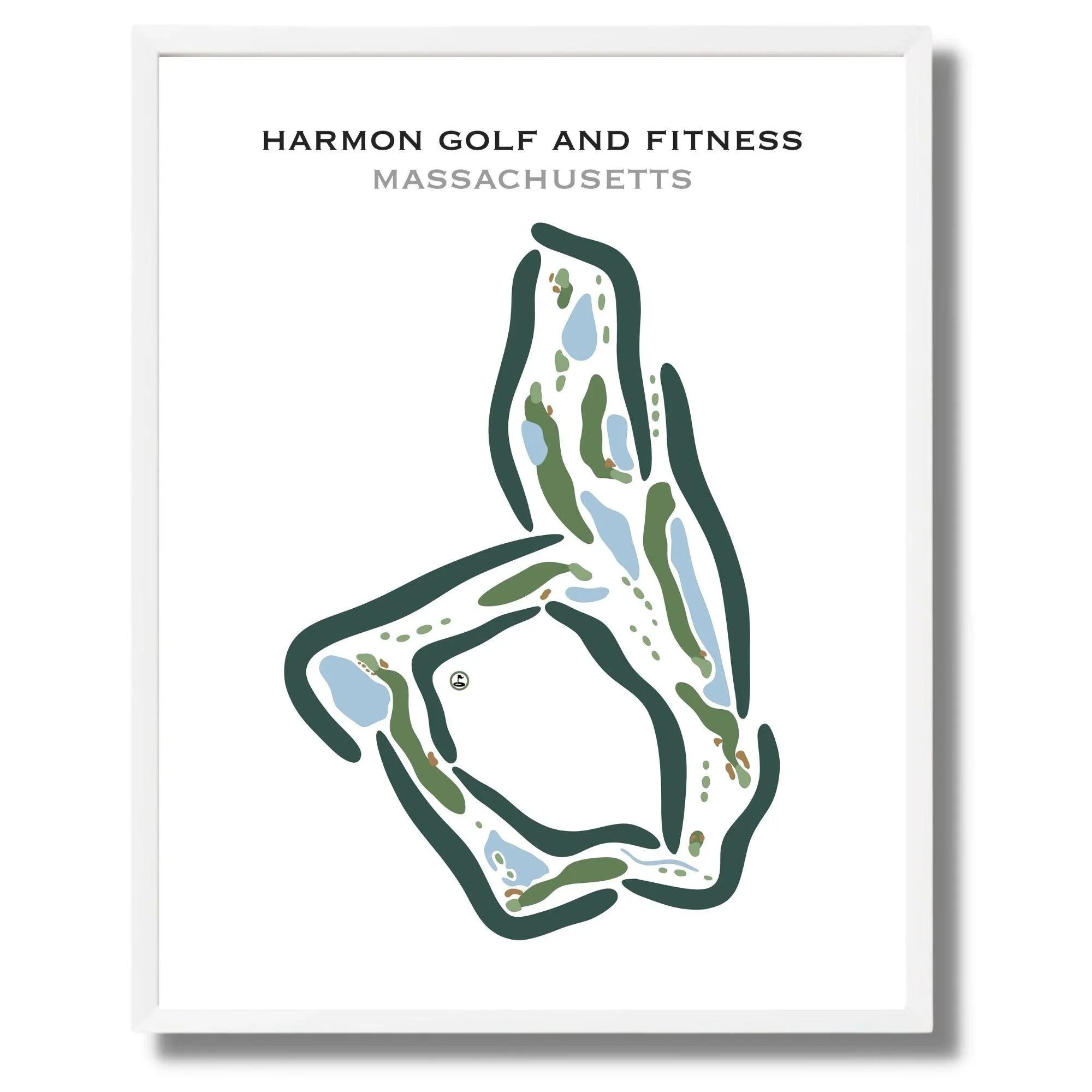 Harmon Golf and Fitness, Massachusetts - Printed Golf Courses