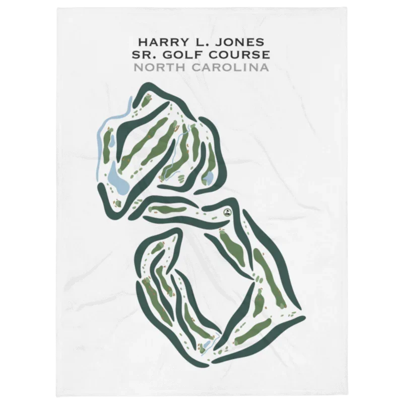 Harry L. Jones Sr. Golf Course, North Carolina - Printed Golf Courses