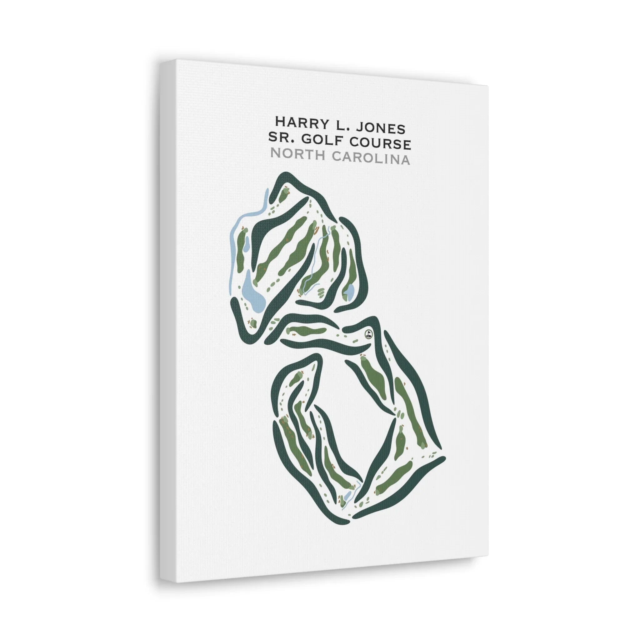 Harry L. Jones Sr. Golf Course, North Carolina - Printed Golf Courses