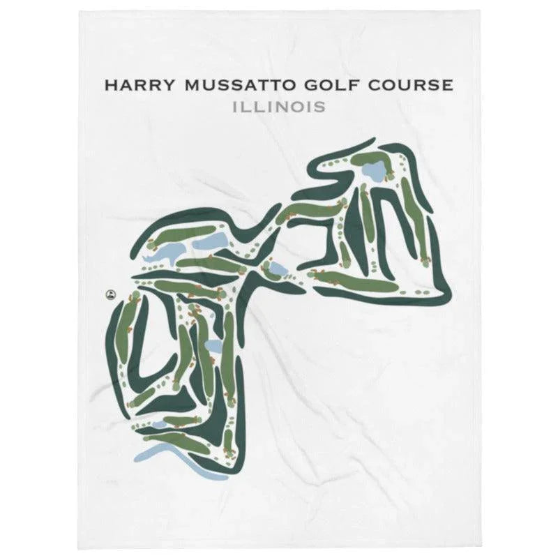 Harry Mussatto Golf Course, Illinois - Printed Golf Courses