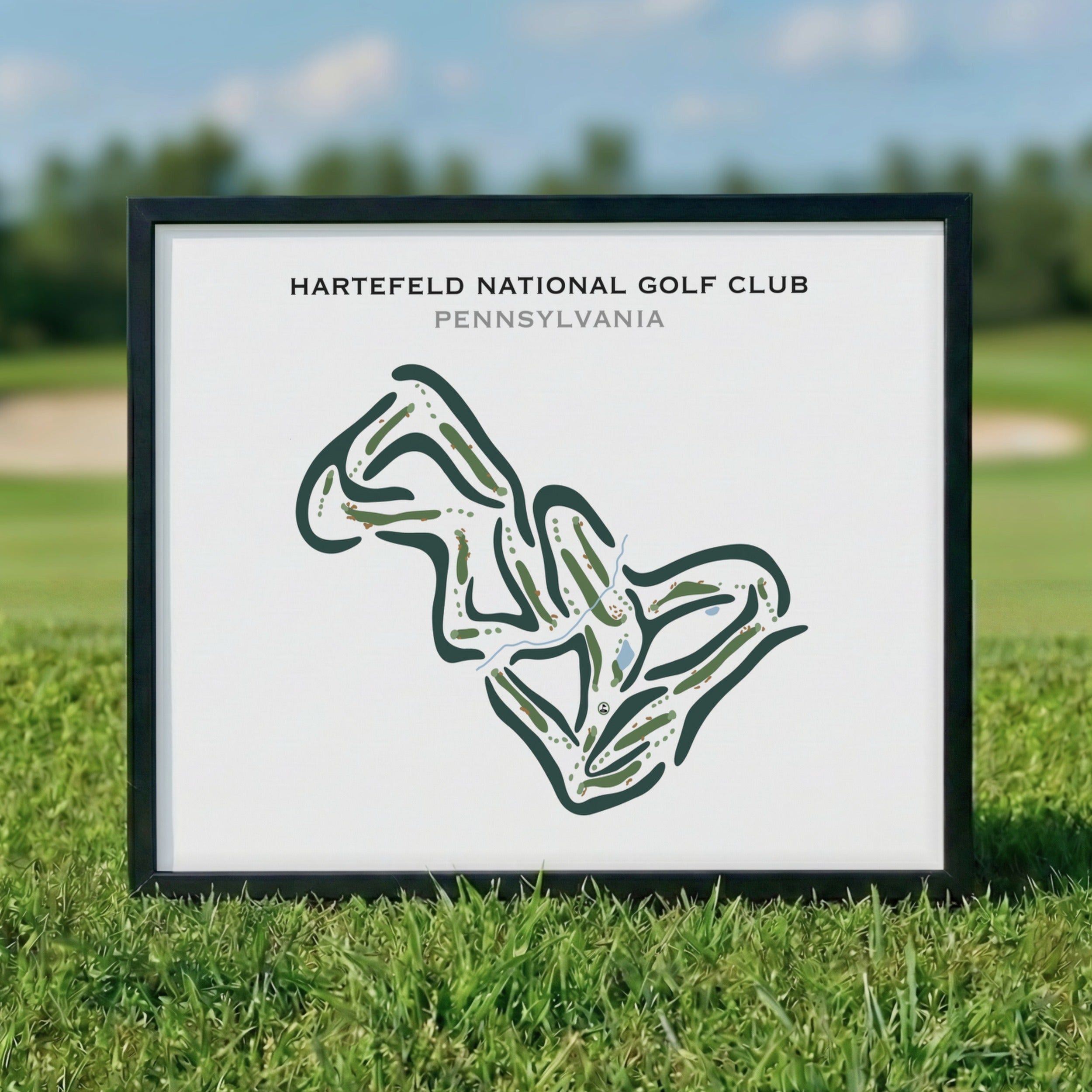 Hartefeld National Golf Club, Pennsylvania - Printed Golf Courses