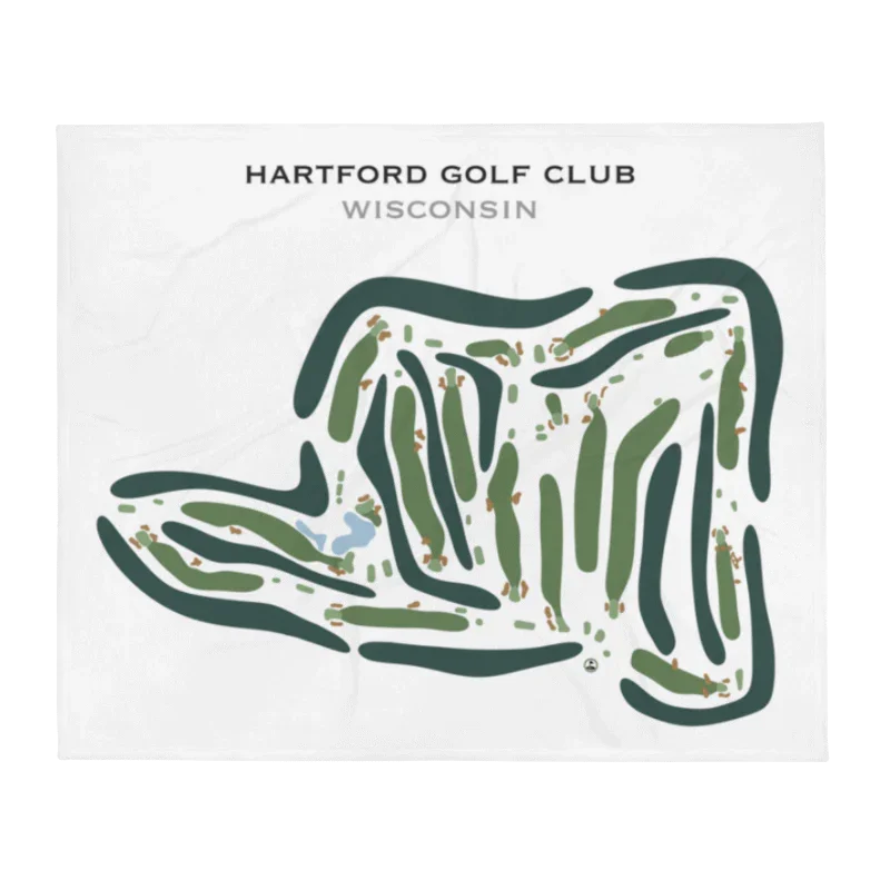 Hartford Golf Club, Wisconsin - Printed Golf Courses