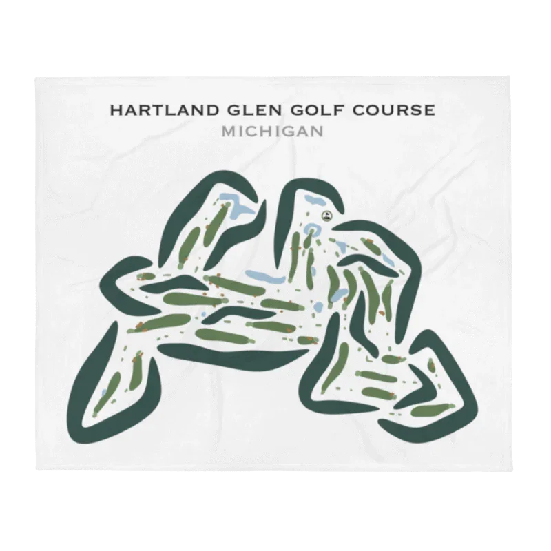 Hartland Glen Golf Course, Michigan - Printed Golf Courses