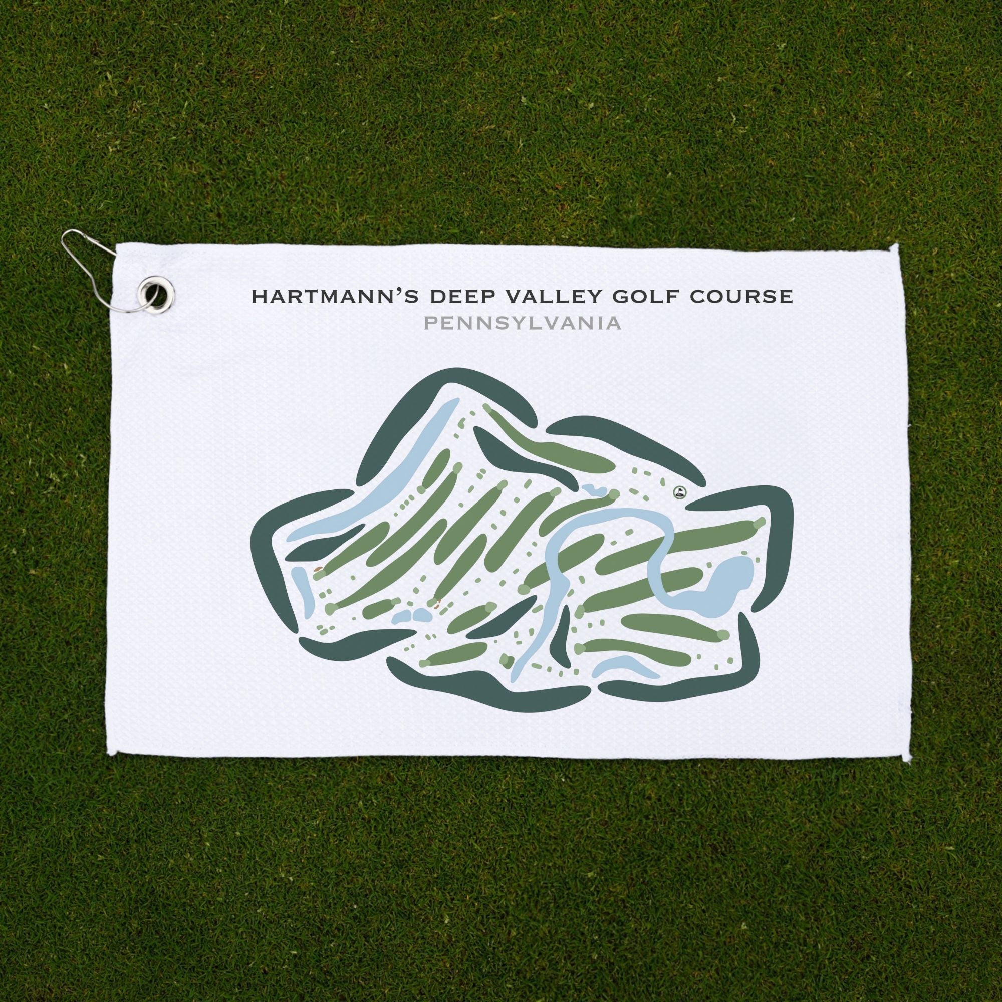 Hartmann's Deep Valley Golf Course, Pennsylvania - Printed Golf Courses