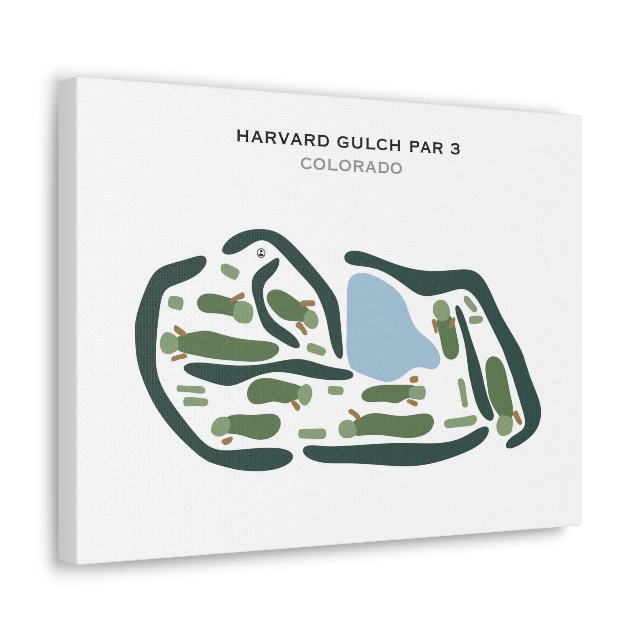 Harvard Gulch Par 3, Colorado - Printed Golf Courses