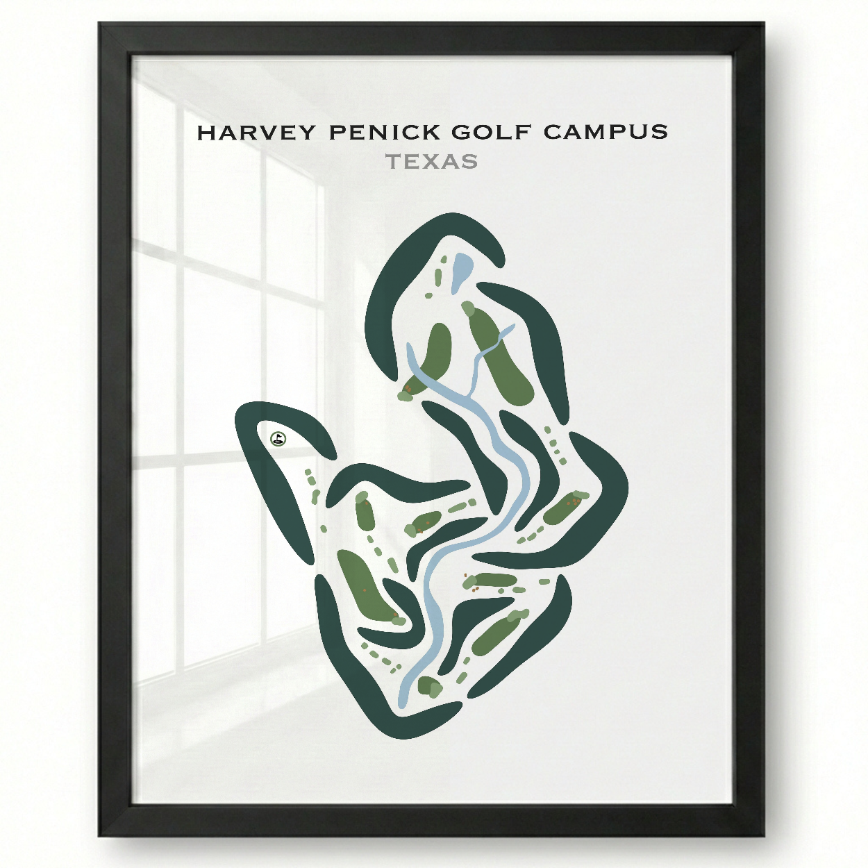 Harvey Penick Golf Campus, Texas - Printed Golf Courses