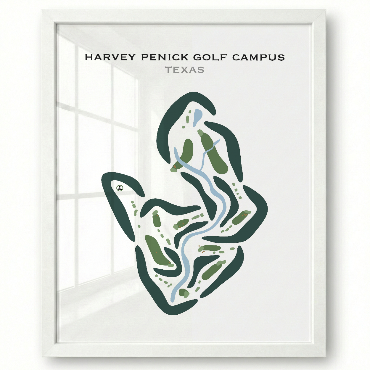 Harvey Penick Golf Campus, Texas - Printed Golf Courses