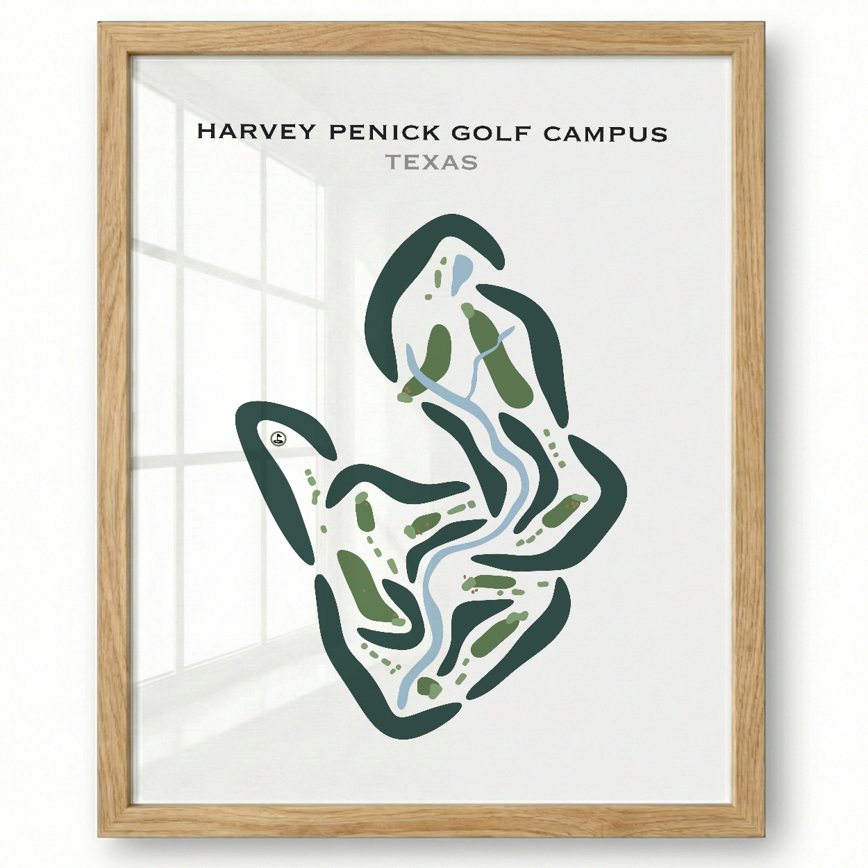 Harvey Penick Golf Campus, Texas - Printed Golf Courses