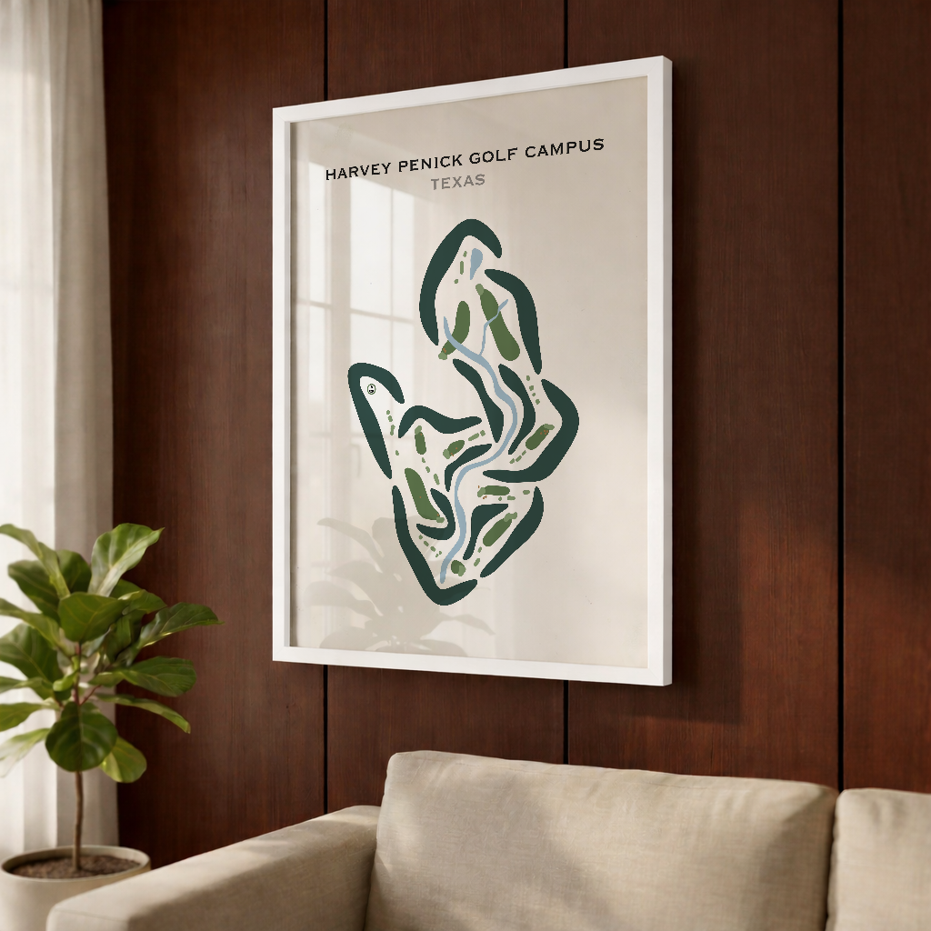 Harvey Penick Golf Campus, Texas - Printed Golf Courses