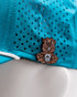 Perforated Rope Hat - Beaver Liquor - Baby Blue