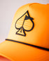 Perforated Rope Hat - Highlighter Orange