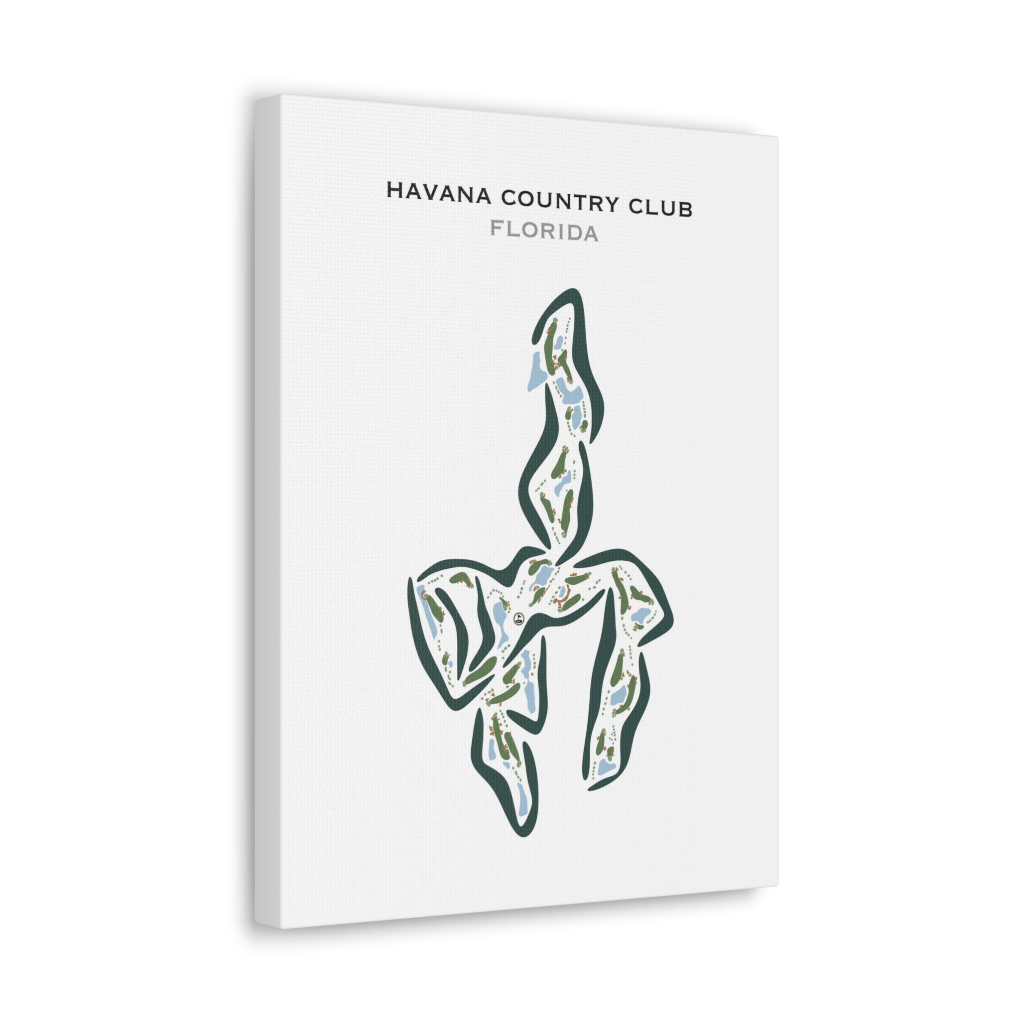 Havana Country Club, Florida - Printed Golf Courses