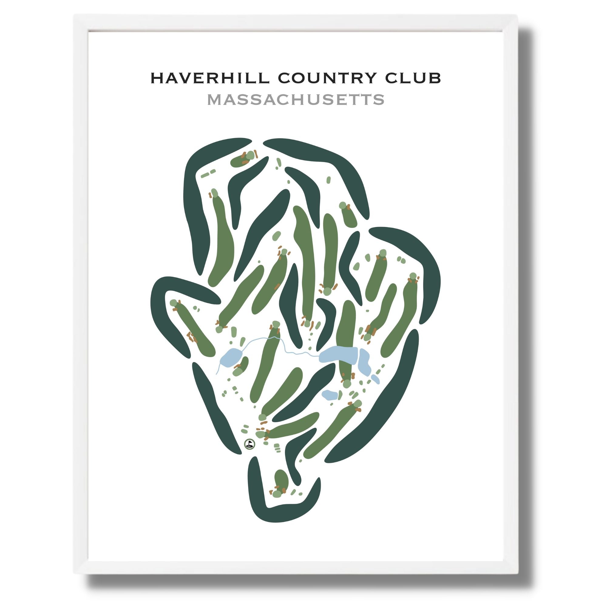 Haverhill Country Club, Massachusetts - Printed Golf Courses