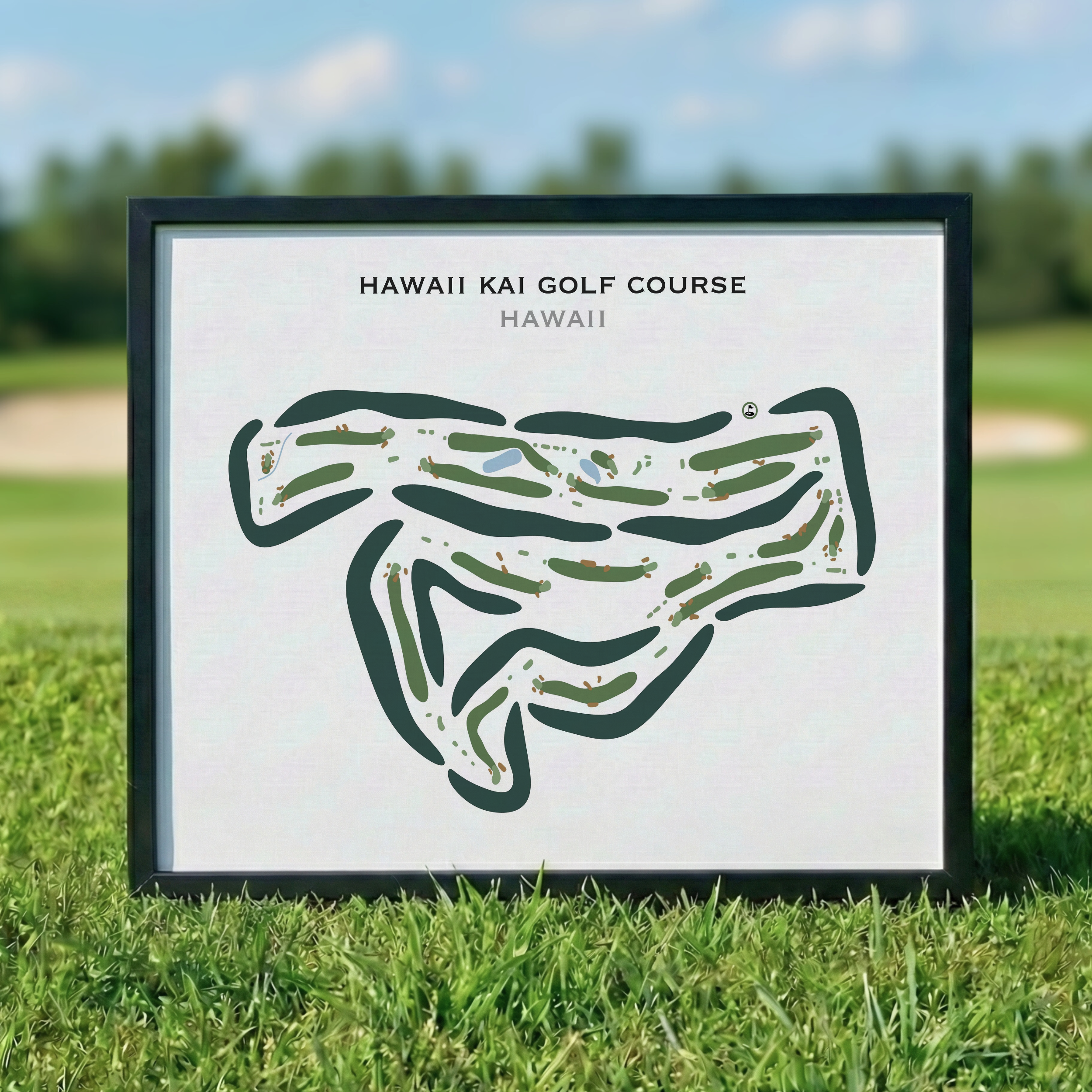 Hawaii Kai Golf Course, Hawaii - Printed Golf Courses