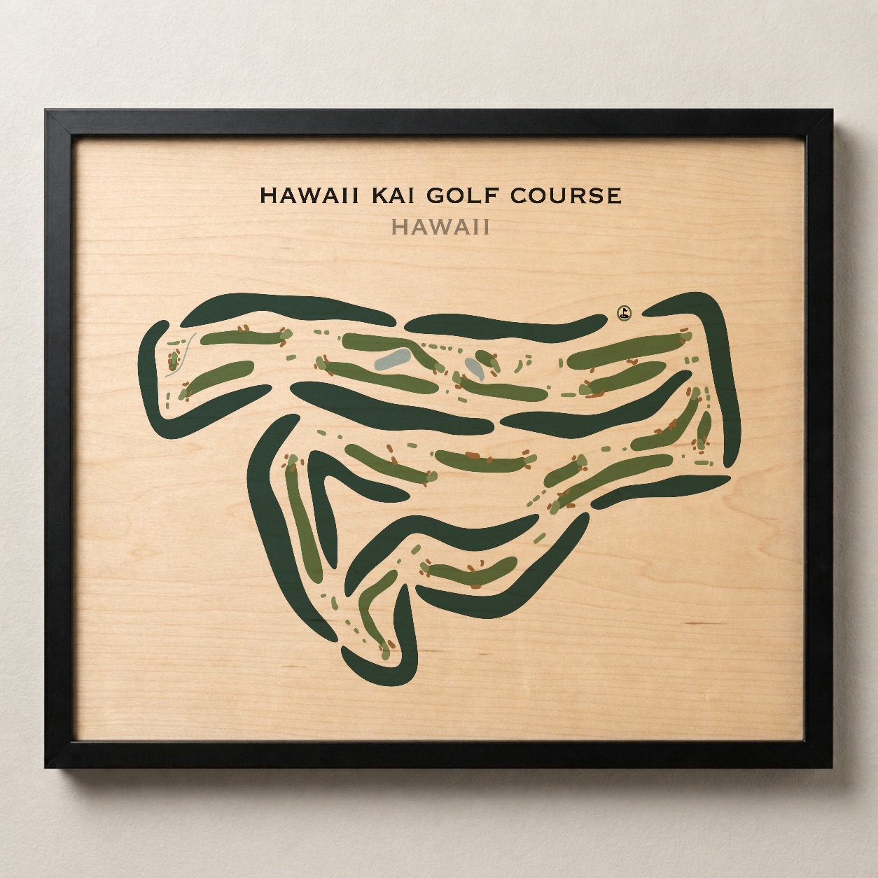 Hawaii Kai Golf Course, Hawaii - Printed Golf Courses