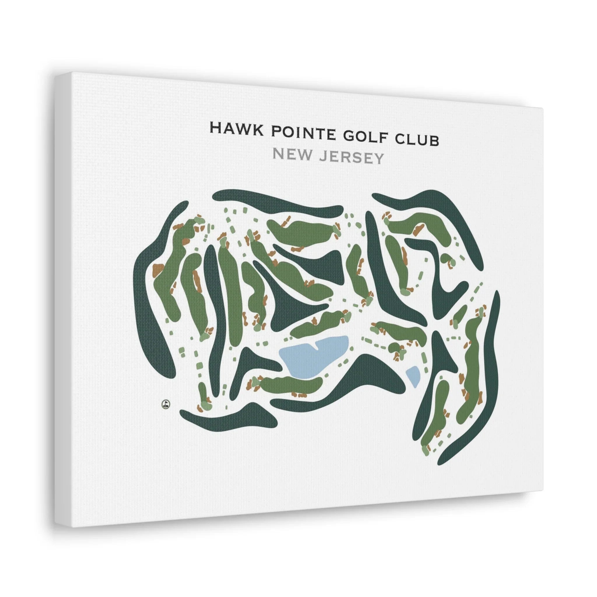 Hawk Pointe Golf Club, New Jersey - Printed Golf Course