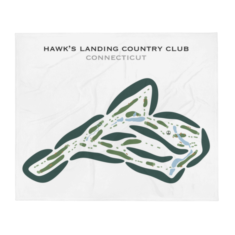 Hawk's Landing Country Club, Connecticut - Printed Golf Courses