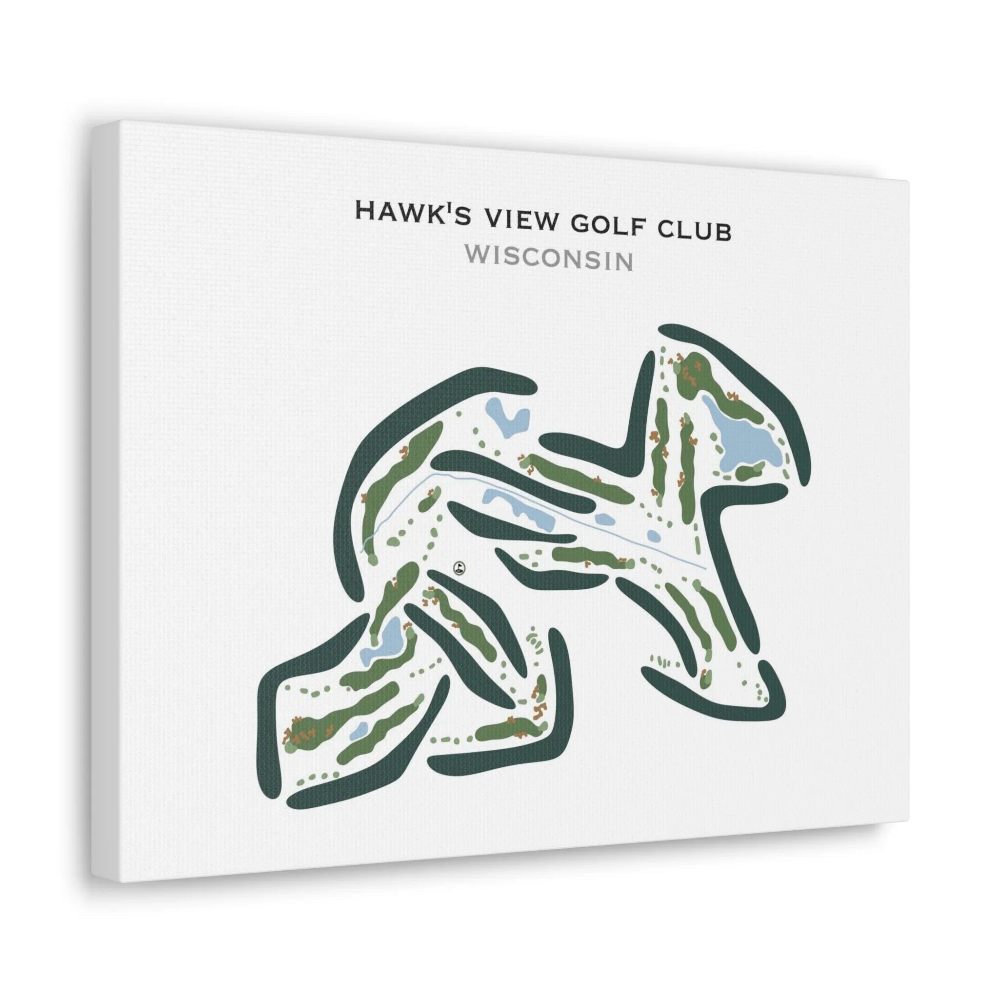Hawk's View Golf Club, Wisconsin - Printed Golf Courses
