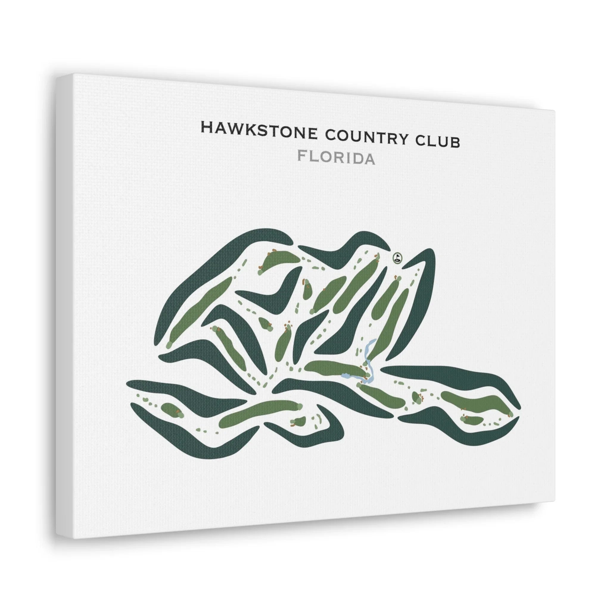 Hawkstone Country Club, Florida - Printed Golf Courses