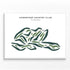 Hawkstone Country Club, Florida - Printed Golf Courses