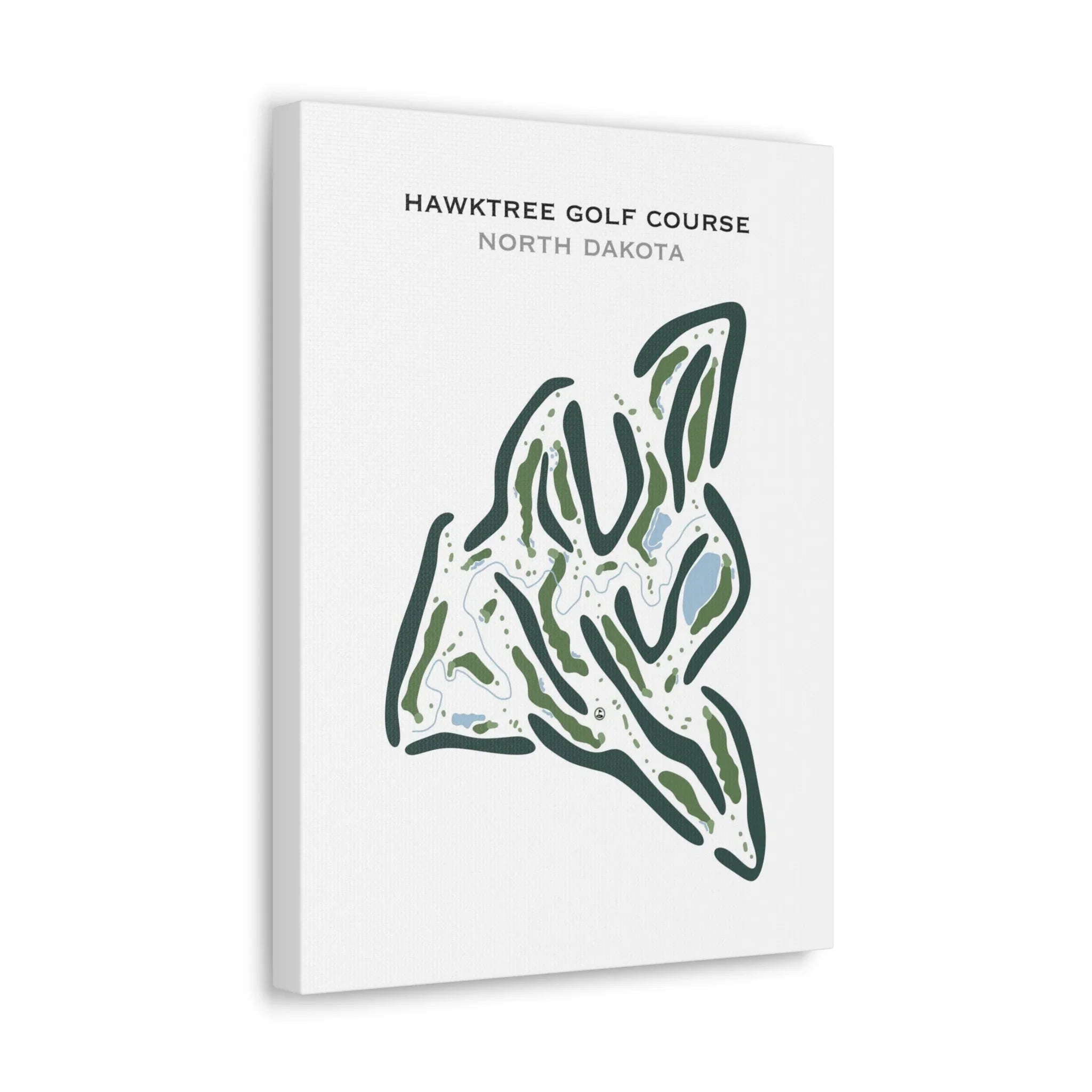 Hawktree Golf Course, North Dakota - Printed Golf Courses