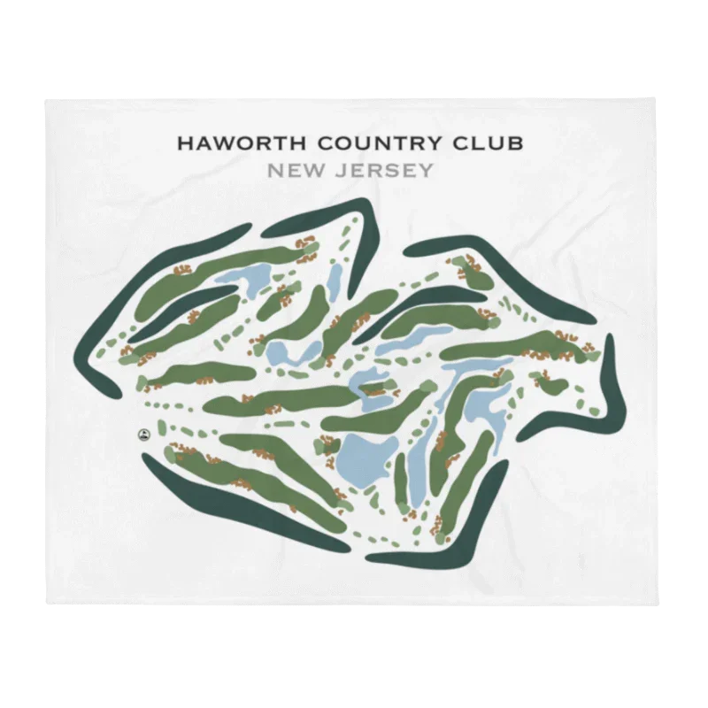 Haworth Country Club, New Jersey - Printed Golf Course