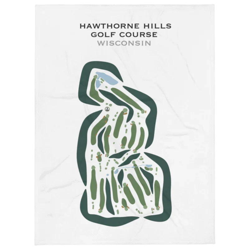 Hawthorne Hills Golf Course, Wisconsin - Printed Golf Courses