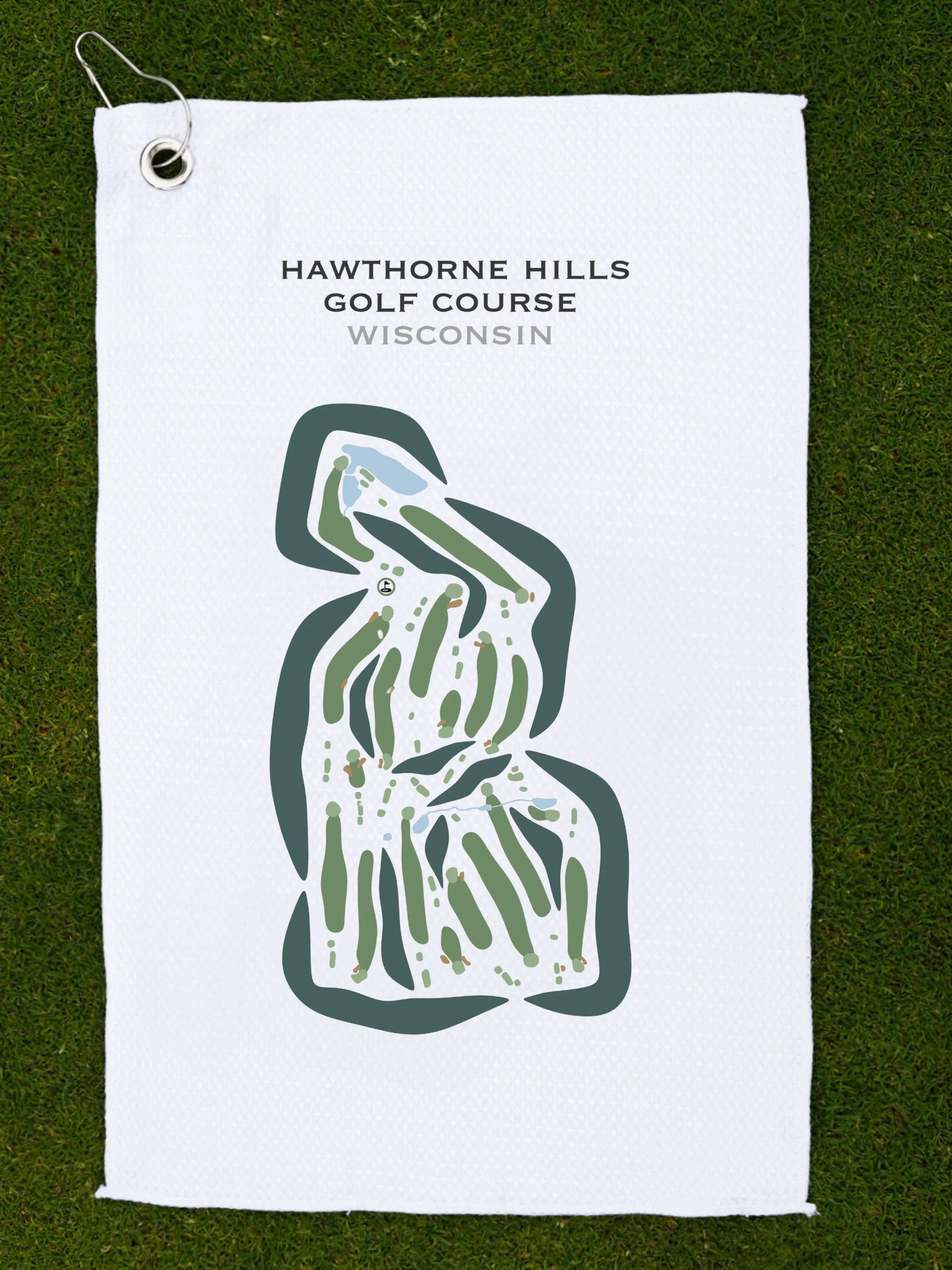 Hawthorne Hills Golf Course, Wisconsin - Printed Golf Courses