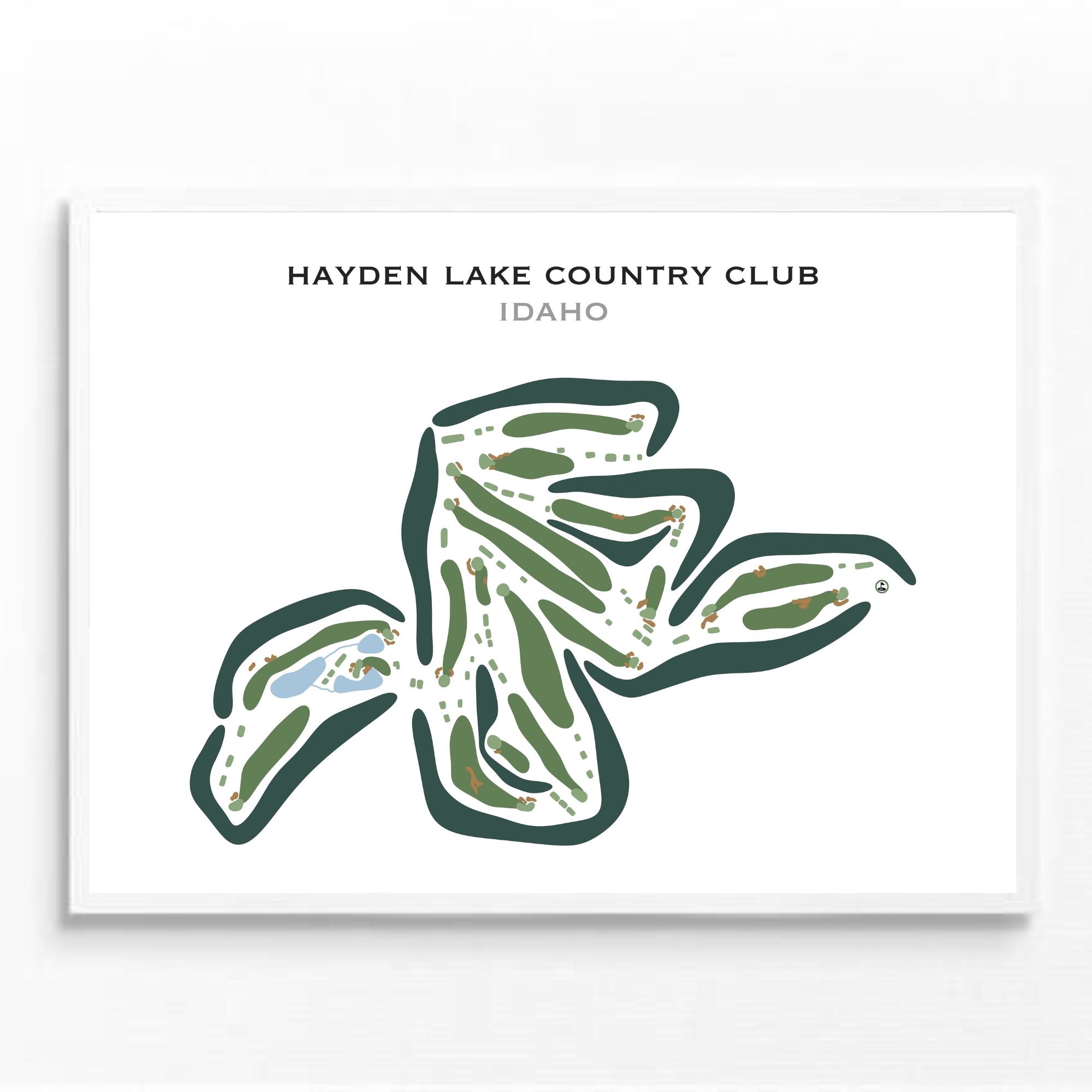 Hayden Lake Country Club, Idaho - Printed Golf Courses