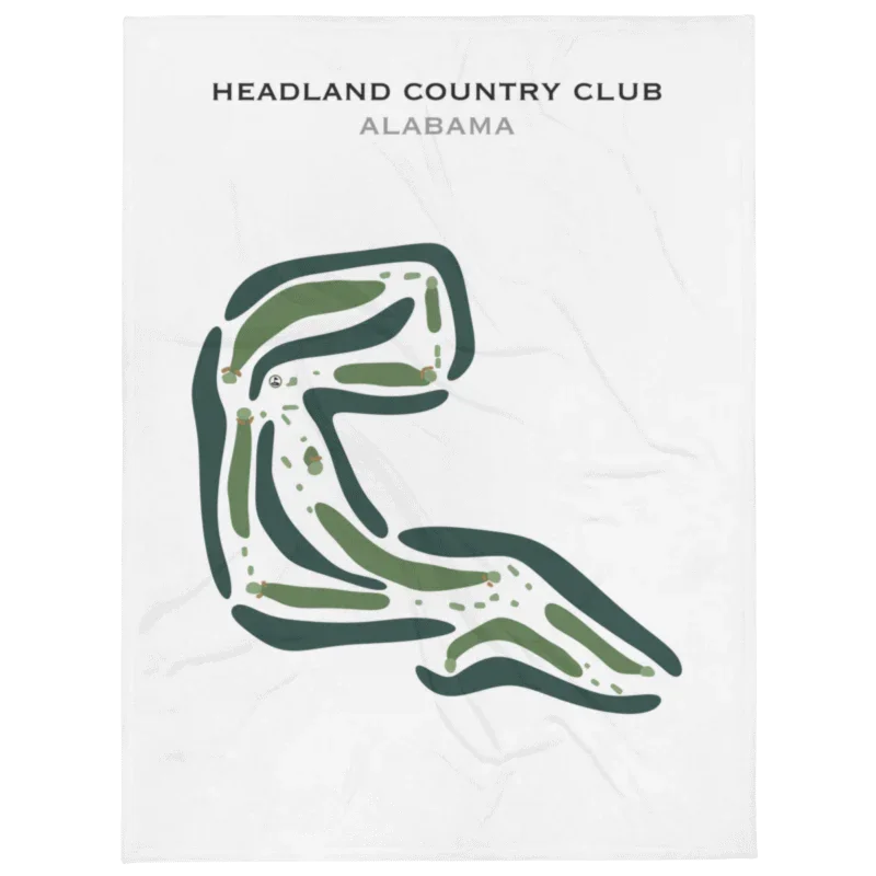 Headland Country Club, Alabama - Printed Golf Courses