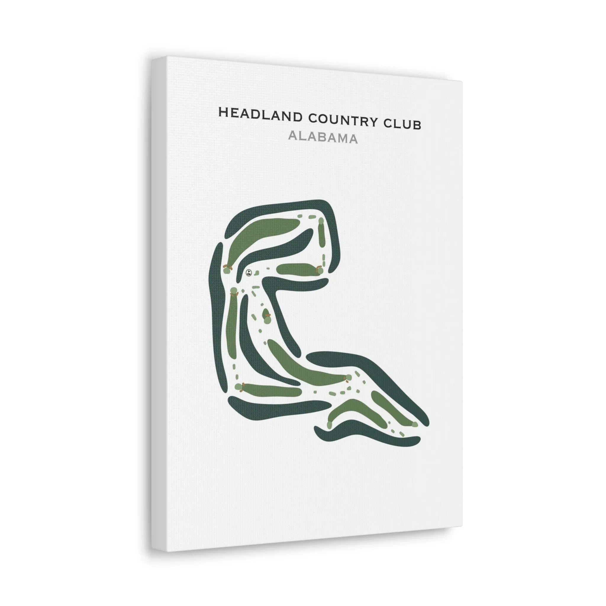 Headland Country Club, Alabama - Printed Golf Courses